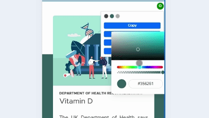 Démo modification des couleurs